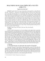 Hoạt động bang giao thời chúa Nguyễn (1558-1777)