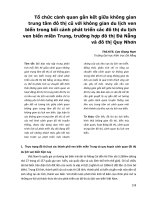 Tổ chức cảnh quan gắn kết giữa không gian trung tâm đô thị cũ với không gian du lịch ven biển trong bối cảnh phát triển các đô thị du lịch ven biển miền Trung, trường hợp đô thị
