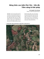 Nông thôn ven biển Phú Yên - Vấn đề, tiềm năng và giải pháp