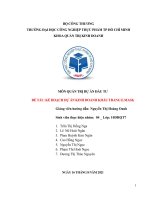 MÔN QUẢN TRỊ dự án đầu tư đề tài  kế HOẠCH dự án KINH DOANH KHẨU TRANG e MASK 