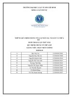 NHỮNG QUY ĐỊNH CHUNG VỀ LUẬT DÂN SỰ, TÀI SẢN VÀ THỪA KẾ   BUỔI THẢO LUẬN THỨ NĂM QUY ĐỊNH CHUNG VỀ THỪA KẾ