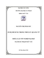 ẨN DỤ BỔ SUNG TRONG THƠ LƯU QUANG VŨ  10600823