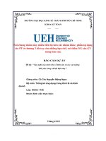 báo cáo dự án đề tài  suy nghĩ của sinh viên về tình yêu và các xu hướng tình yêu trong xã hội hiện nay 