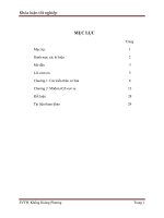 Khóa luận tốt nghiệp