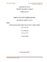 THIẾT KẾ MẠCH ĐO NHIT ĐỘ SỬ DỤNG VI ĐIỀU KHIỂN