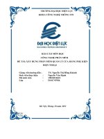 báo cáo môn học công nghệ phần mềm đề tài xây dựng phần mềm quản lý cửa hàng phụ kiện điện thoại 