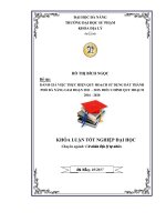 Đánh giá việc thực hiện quy hoạch sử dụng đất thành phố Đà Nẵng giai đoạn 2011 - 2015. Điều chỉnh quy hoạch 2016 - 2020.