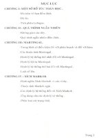 MỘT SỐ BỔ TÚC TOÁN HỌC