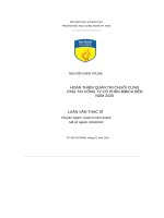 hoàn thiện quản trị chuỗi cung ứng tại công ty cổ phần bibica đến năm 2020 