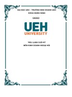 phân tích hoạt động kinh doanh ngoại hối của ngân hàng bank of china (hong kong) limited 