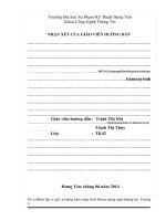 đề tài xây dựng phần mềm quản lý cửa hàng bán máy tính 