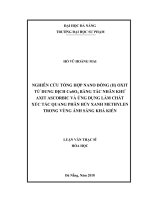 NGHIÊN CỨU TÔNG HỢP NANO ĐỒNG (II) OXIT TỪ DUNG DỊCH CuSO BẰNG TÁC NHÂN KHỬ AXIT ASCORBIC VÀ ỨNG DỤNG LÀM CHẤT XÚC TÁC QUANG PHÂN HỦY XANH TRONG VÙNG ÁNH SÁNG KHẢ KIẾN