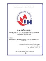 tiểu luận xây dựng và bảo vệ chủ quyền lãnh thổ, biên giới quốc gia chủ đề sinh viên với trách nhiệm bảo vệ chủ quyền biển đảo quốc gia 
