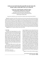 Hoàn lưu quy mô lớn liên quan đến các đợt mưa lớn trong tháng X năm 2020 ở khu vực Trung Bộ