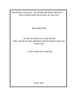 (Luận án tiến sĩ) Văn hóa gia đình tại các khu đô thị mới ở Hà Nội với việc tiếp nhận truyền hình đa nền tảng ở Việt Nam