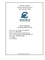 ĐỒ án môn học kỹ THUẬT điện CAO áp TÍNH TOÁN THIẾT kế bảo vệ CHỐNG sét CHO TRẠM BIẾN áp và ĐƯỜNG dây 220 