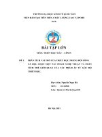 PHÂN TÍCH VAI TRÒ của TRIẾT học TRONG đời SỐNG  xã hội  CHỌN một tác PHẨM NGHỆ THUẬT và PHÂN TÍCH THẾ GIỚI QUAN của tác PHẨM ấy từ góc độ TRIẾT học  