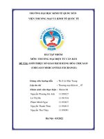 BÀI tập NHÓM môn THƯƠNG mại điện tử căn bản đề tài GIỚI THIỆU sở GIAO DỊCH HÀNG hóa CHICAGO (CHICAGO MERCANTILE EXCHANGE) 