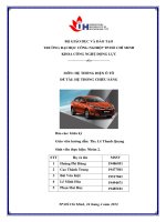 MÔN hệ THỐNG điện ô tô đề tài hệ THỐNG CHIẾU SÁNG 