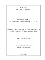 Nghiên cứu mức độ hài lòng của khách hàng đối với chất lượng dịch vụ tại CAFE THE WARE HOUSE