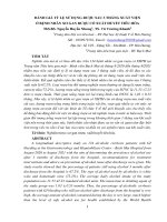 Đánh giá tỷ lệ sử dụng rượu sau 3 tháng xuất viện ở bệnh nhân xơ gan rượu có xuất huyết tiêu hóa