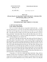BÁO cáo TỔNG kết ĐẢNG bộ cấp xã năm 2021   bản CHUẨN