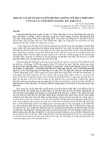 Một số vấn đề về bảo vệ môi trường, hướng tới phát triển bền vững ở các tỉnh miền núi phía Bắc hiện nay