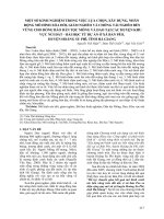 Một số kinh nghiệm trong việc lựa chọn, xây dựng, nhân rộng mô hình xóa đói, giảm nghèo và chống tái nghèo bền vững cho đồng bào dân tộc Mông và Dao tại các huyện khu vực núi đất –