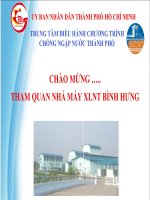 Giới thiệu Nhà máy Xử lý nước thải Bình Hưng TP Hồ Chí Minh