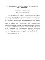 Nghiên cứu sự hiểu biết của du khách