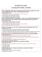 ĐỀ KIỂM TRA môn tư tưởng hồ chí minh-EG46.020