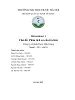 Bài seminar 1 chủ đề phân tích cơ cấu tổ chức công ty cổ phần dược hậu giang 