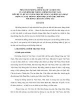 PHÂN TÍCH NHỮNG ĐIỂM MẠNH VÀ ĐIỂM YẾU CỦA MÔ HÌNH HỆ THỐNG CHÍNH TRỊ VIỆT NAM LIÊN HỆ VÀ ĐỀ XUẤT GIẢI PHÁP ĐỂ NÂNG CAO HIỆU QUẢ HOẠT ĐỘNG CỦA HỆ THỐNG CHÍNH TRỊ CƠ SỞ Ở ĐỊA PHƯƠNG NƠI ĐỒNG CHÍ ĐANG CÔNG TÁC