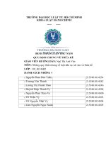 BUỔI THẢO LUẬN THỨ năm QUY ĐỊNH CHUNG về THỪA kế 