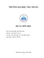 ĐỒ án môn học xây dựng mô hình tưới cây tự đông theo độ ẩm đất