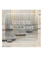 Slide bài giảng chính trị học 2022