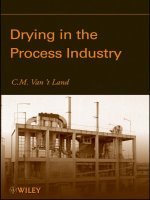Drying in the process industry 