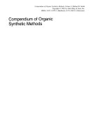Michael b  smith   compendium of organic synthetic methods  volume 9 wiley interscience (2000) 