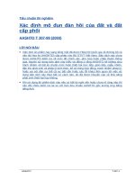 AASHTO T307 99 (2003) Xác định mô đun đàn hồi của đất và đất cấp phối