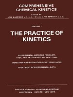 Coal science and technology 1 c h bamford comprehensive chemical kinetics practice of kinetics elsevier publishing company 1969 