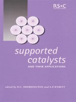 Supported catalysts and their applications   RSC 