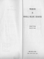 Problems in physical organic chemistry 