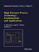 High pressure process technology: fundamentals and applications (industrial chemistry library) 