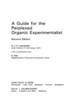 A guide for the perplexed organic experimentalist 