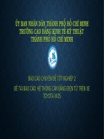 BÁO cáo CHUYÊN đề tốt NGHIỆP 2 đề tài báo cáo hệ THỐNG cân BẰNG điện tử TRÊN XE TOYOTA VIOS 