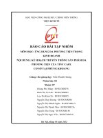 BÁO CÁO BÀI TẬP NHÓM MÔN HỌC: ỨNG DỤNG ĐA PHƯƠNG TIỆN TRONG  KINH DOANH NỘI DUNG: KẾ HOẠCH TRUYỀN THÔNG SẢN PHẨM ĐA PHƯƠNG TIỆN CỦA TINY CAFE  CƠ SỞ TẠI PHÙNG KHOANG