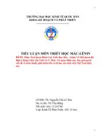 Phân tích quan điểm của triết học mác   lênin về mối quan hệ biện chứng giữa vật chất và ý thức  từ quan điểm này, hãy giải quyết vấn đề về mâu thuẫn giữa kiếm tiền và đi học của sinh viên việt nam hiện nay  