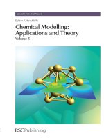 Chemical modelling   applications and theory 