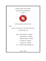 TIỂU LUẬN GIỮA kỳ KINH tế vĩ mô đề tài một số vấn đề cơ bản của nền KINH tế SINGAPORE GIAI đoạn 2008   2018 