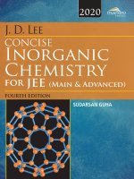 Concise inorganic chemistry for JEE (main  advanced) 